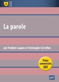 Frédéric Laupies et Christophe Cervellon - La parole - Prépas commerciales 2017.