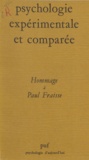 Geneviève Oléron et  Collectif - Psychologie expérimentale et comparée - Hommage à Paul Fraisse.