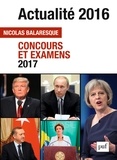 Nicolas Balaresque - Actualité 2016 - Concours et examens 2017.