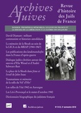 André Kaspi - Archives juives N° 51/2, 2e semestre 2018 : Première(s) mémoire(s) - Les Juifs de France et la Shoah, de la libération à la guerre des Six Jours.