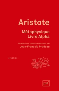  Aristote - Métaphysique - Livre Alpha.