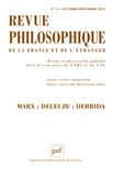  PUF - Revue philosophique N° 144, 4-2019 : .