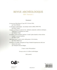 Revue archéologique N° 2/2020