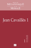 Elisabeth Schwartz - Revue de Métaphysique et de Morale N° 1, janvier-mars 2020 : Jean Cavaillès - Tome 1.