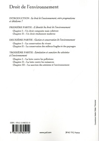 Droit de l'environnement 5e édition actualisée