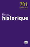 Claude Gauvard et Jean-François Sirinelli - Revue historique N° 701, janvier 2022 : .
