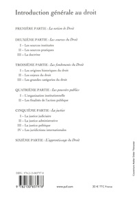 Introduction générale au droit 2e édition