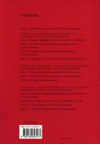 Manuel de droit de l'environnement 3e édition