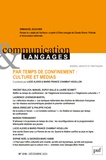 Lucie Alexis et Marie-France Chambat-Houillon - Communication et Langages N° 218, décembre 2023 : Par temps de confinement : culture et médias.