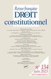 Didier Maus et André Roux - Revue française de Droit constitutionnel N° 134, juin 2023 : .