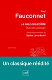 Paul Fauconnet - La responsabilité - Etude de sociologie.