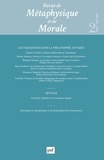  PUF - Revue de Métaphysique et de Morale N° 2, juin 2024 : Les paradoxes dans la philosophie antique.