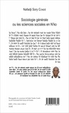 Nafadji Sory Condé - Sociologie générale ou les sciences sociales en N'ko.
