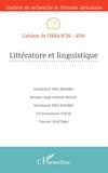 Dieudonné Iyeli Katamu et Kouassi Ange Aristide Molou - Cahiers de l'IREA N°25/2019 : Littérature et linguistique.