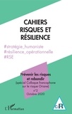 Gilles Teneau - Cahiers risques et résilience N° 2, octobre 2020 : Prévenir les risques et rebondir (spécial Colloque francophone sur le risque Oriane).