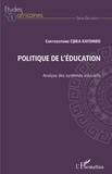 Chrysostome Cijika Kayombo - Politique de l'éducation - Analyse des systèmes éducatifs.