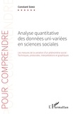 Constant Soko - Analyse quantitative des données uni-variées en sciences sociales - Les mesures de la variation d'un phénomène social : techniques, protocoles, interprétations et graphiques.