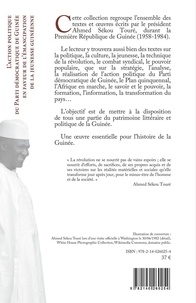 L'action politique du Parti démocratique de Guinée en faveur de l'émancipation de la jeunesse guinéenne