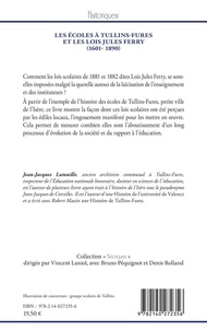 Les écoles à Tullins-Fures et les lois Jules Ferry (1601-1890)