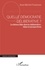 Jean-Michel Toulouse - Quelle démocratie délibérative ? - La démocratie directe délibérative : bilan et perspectives.