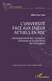 Yuma albert Issa - L'université face aux enjeux actuels en RDC - Développement des ressources humaines et inculturation de l'innovation.