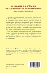 Les conseils diocésains de gouvernement et de pastorale. Cas de l'Archidiocèse de Yaoundé