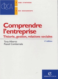 Tony Alberto et Pascal Combemale - Comprendre l'entreprise - Théorie, gestion, relations sociales.