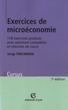 Serge Percheron - Exercices de microéconomie.