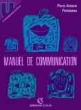 Pierre-Antoine Pontoizeau - Manuel de communication.