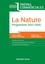 France Farago - La Nature - Prépas commerciales - Programme 2015-2016.