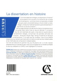 La dissertation en histoire 4e édition