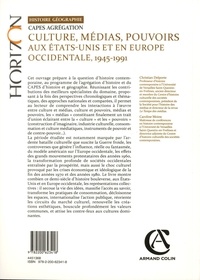 Culture, médias, pouvoirs aux Etats-Unis et en Europe, 1945-1991