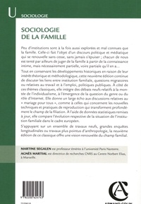 Sociologie de la famille 9e édition revue et augmentée