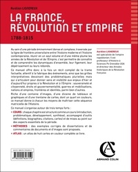 La France. Révolution et Empire. 1788-1815