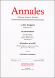 Philippe Steiner et Patrick Le Roux - Annales Histoire, Sciences Sociales N° 2, Mars-Avril 200 : .
