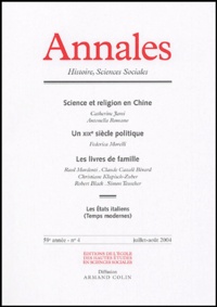 Catherine Jami - Annales Histoire, Sciences Sociales N° 4 : .