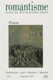 Delphine Gleizes et Jérôme Solal - Romantisme N° 126, 4e trimestre : Prisons.