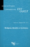 Kathy Rousselet - Revue d'études comparatives Est-Ouest Volume 35 N° 4, Déce : Religions, identités et territoires.