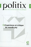 Nicolas Dodier et Vololona Rabeharisoa - Politix N° 73/2006 : Expérience et critique du monde psy.