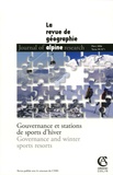Françoise Gerbaux et Emmanuel Marcelpoil - Revue de Géographie Alpine Tome 94 - 1, Mars 20 : Gouvernance et stations de sport d'hiver - Edition bilingue français-anglais.