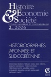 Isao Hirota et Terushi Hara - Histoire, Economie & Société N° 2, Avril-Juin 200 : Historiographies japonaise et sud-coréenne.