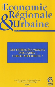 Kinvi Logossah et Fred Célimène - Revue d'économie régionale et urbaine N° 1/2007 : Les petites économies insulaires : quelle spécificité ?.