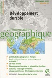 Anne Jégou - L'information géographique N° 71, Septembre 2007 : Développement durable.