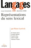 Pierre Larrivée - Langages N° 172, Décembre 200 : Représentations du sens lexical.