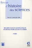 Michel Blay et Jean-Claude Dupont - Revue d'histoire des sciences N° 62-1, Janv-Juin 2 : .