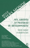 Jérôme Ballet et Jean-Luc Dubois - Revue Tiers Monde N° 198, Avril-Juin 2 : Sen, libertés et pratiques du développement.