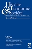 Jean-Pierre Poussou et Améziane Ferguène - Histoire, Economie & Société N° 2, Juin 2010 : Varia.