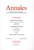 Antoine Lilti - Annales Histoire, Sciences Sociales N° 1, janvier-mars 2011 : Environnement.