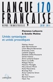 Florence Lefeuvre et Estelle Moline - Langue française N° 170, juin 2011 : .