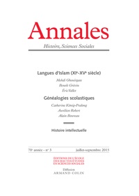  Collectif - Annales Histoire, Sciences Sociales N° 3/2015 : .